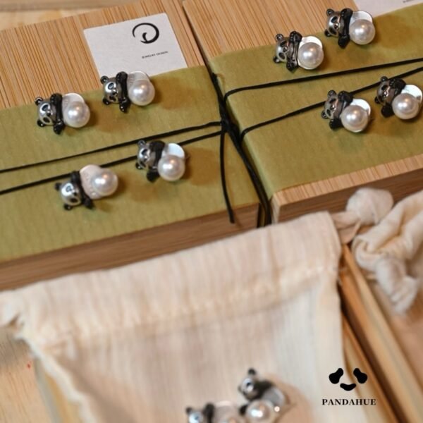 Stylish Panda Stud Earrings