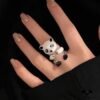 Unique Personality Panda Ring