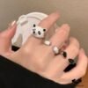 Unique Personality Panda Ring