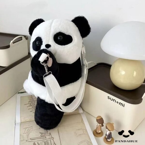 WechatIMG127_1 Red Panda Plush Double-Shoulder Multi-Functional Backpack