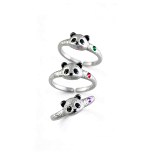 Hand-Sculpted Panda Ring