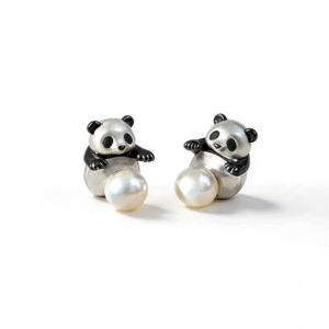 Stylish Panda Stud Earrings