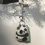 Panda Leather Pendant