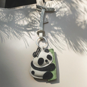 Panda Leather Pendant