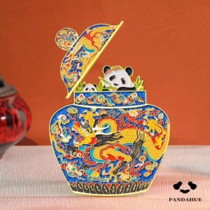 Ming Dynasty Dragon Pattern Jar Fridge Magnet
