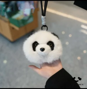 Panda Head Coin Purse Pendant