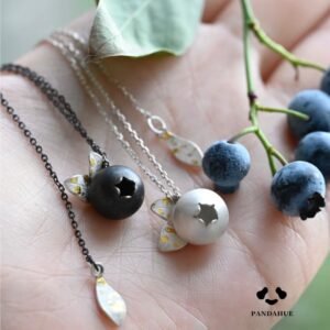 Handmade Blueberry Necklace
