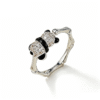 Panda Bamboo Open Ring