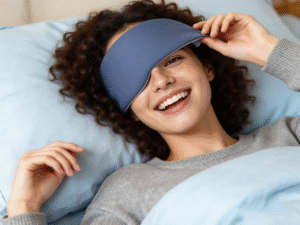 weighted eye mask